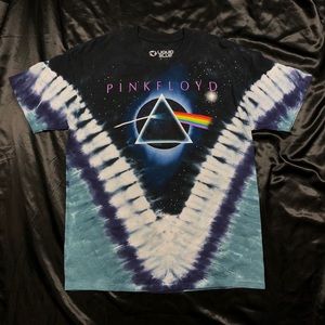 Liquid blue Pink Floyd dark side of the moon shirt
